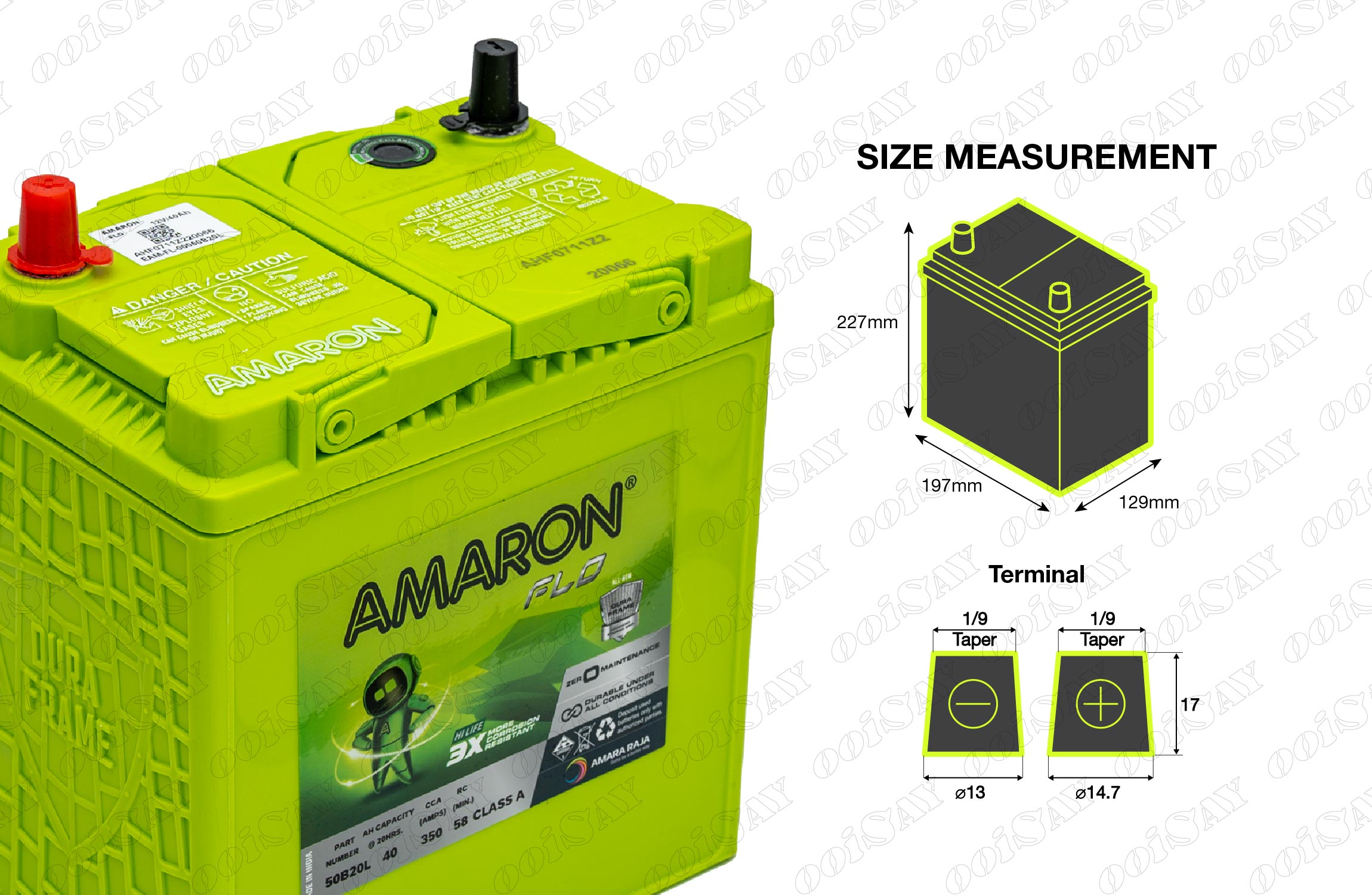 Amaron 50b20l Maintenance Free
