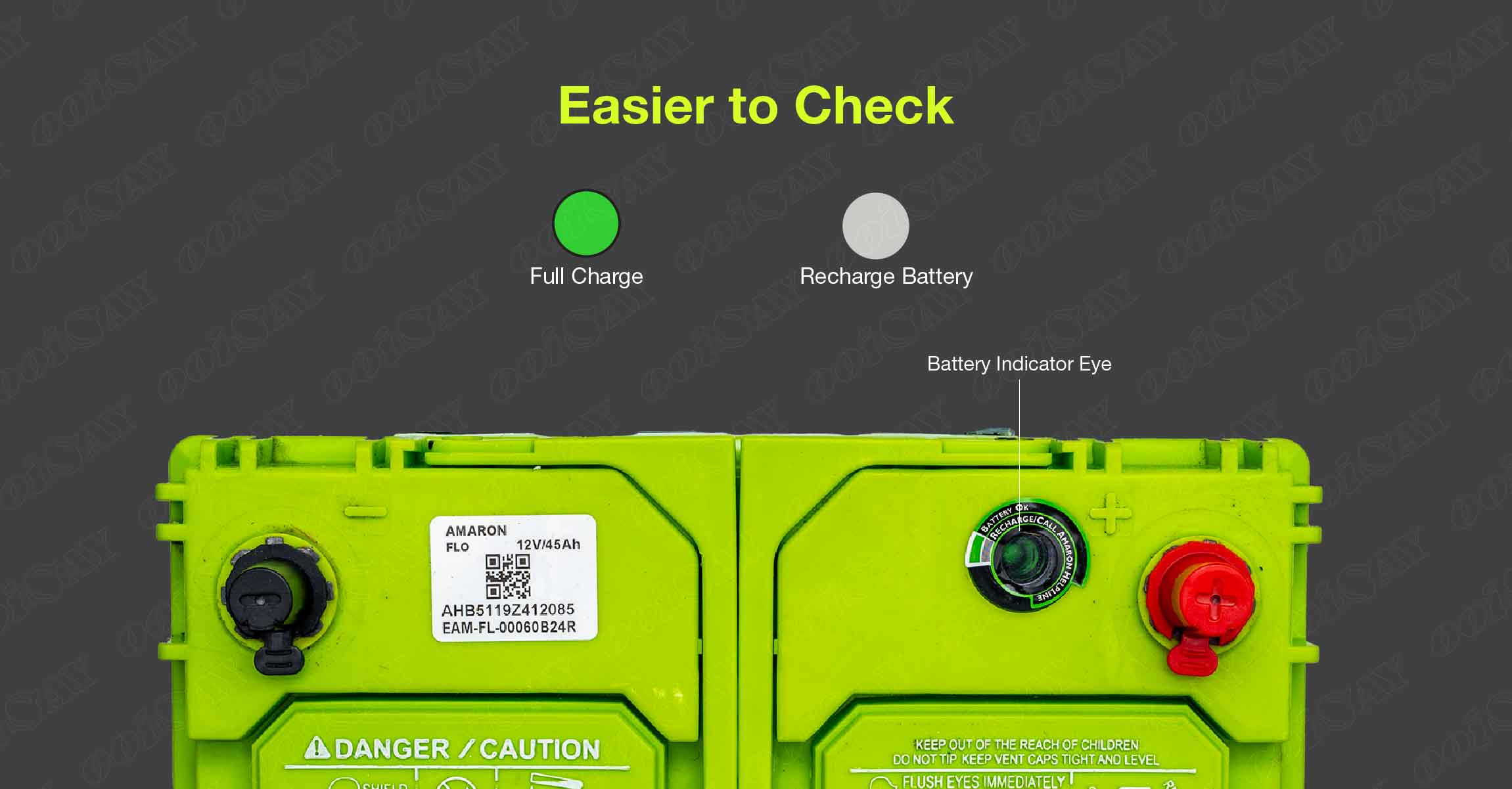 Amaron 60B24R Maintenance Free