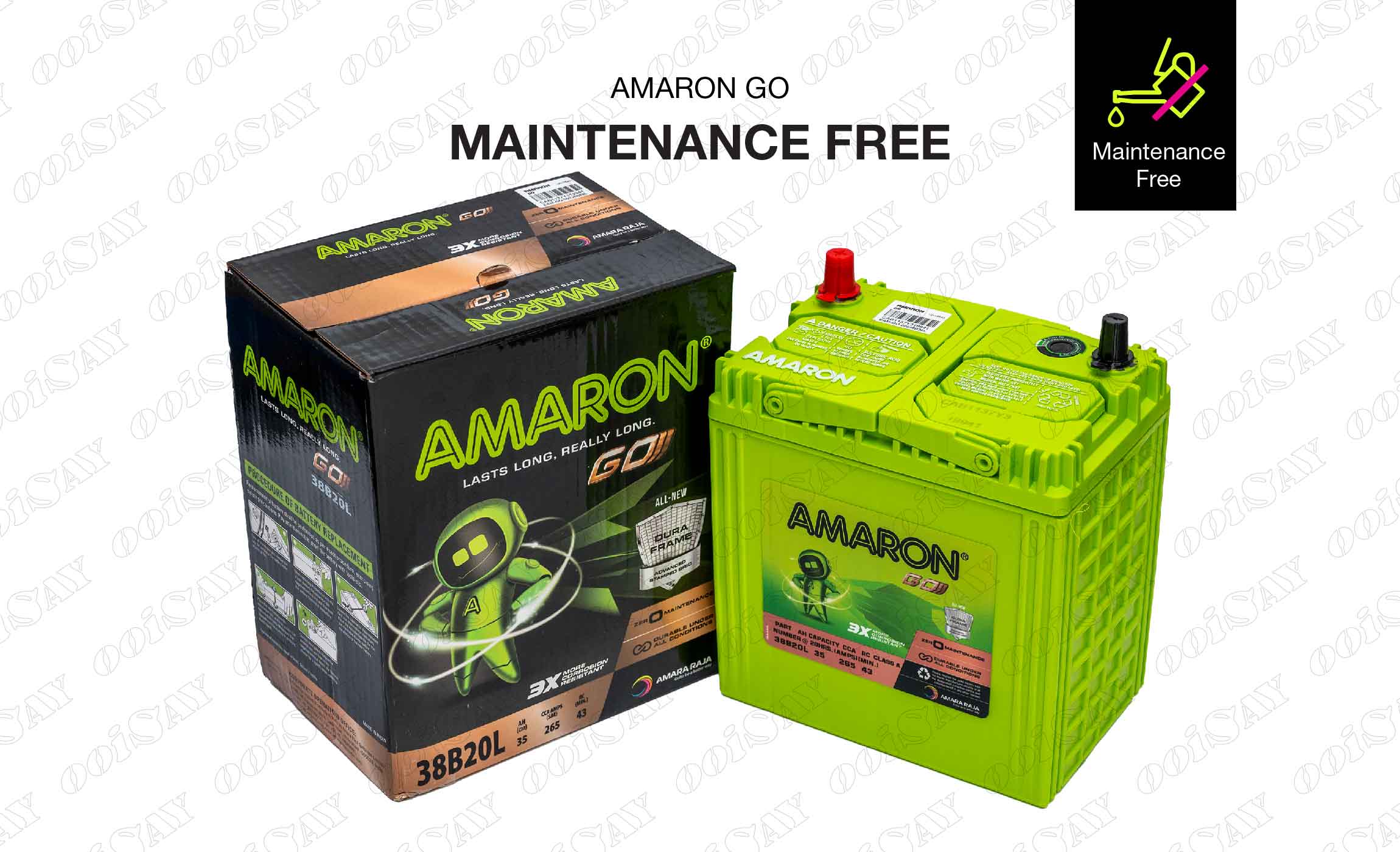 Ooisay Amaron 38bl Maintenance Free Ooisay