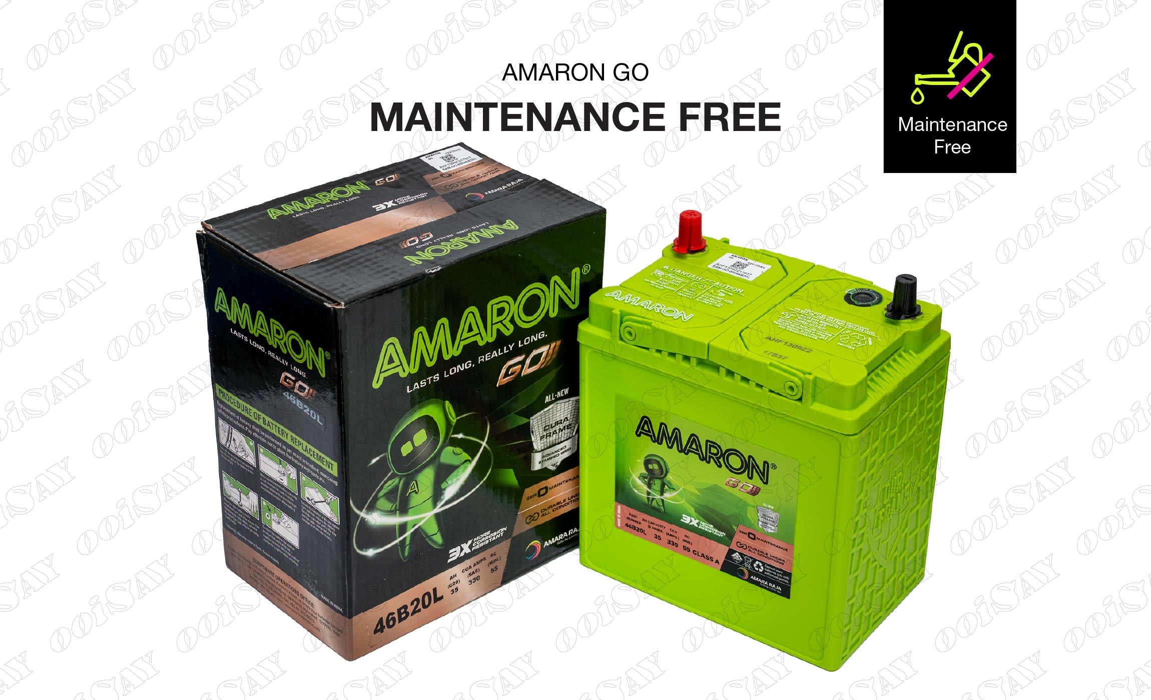 Amaron 46B20L Maintenance Free