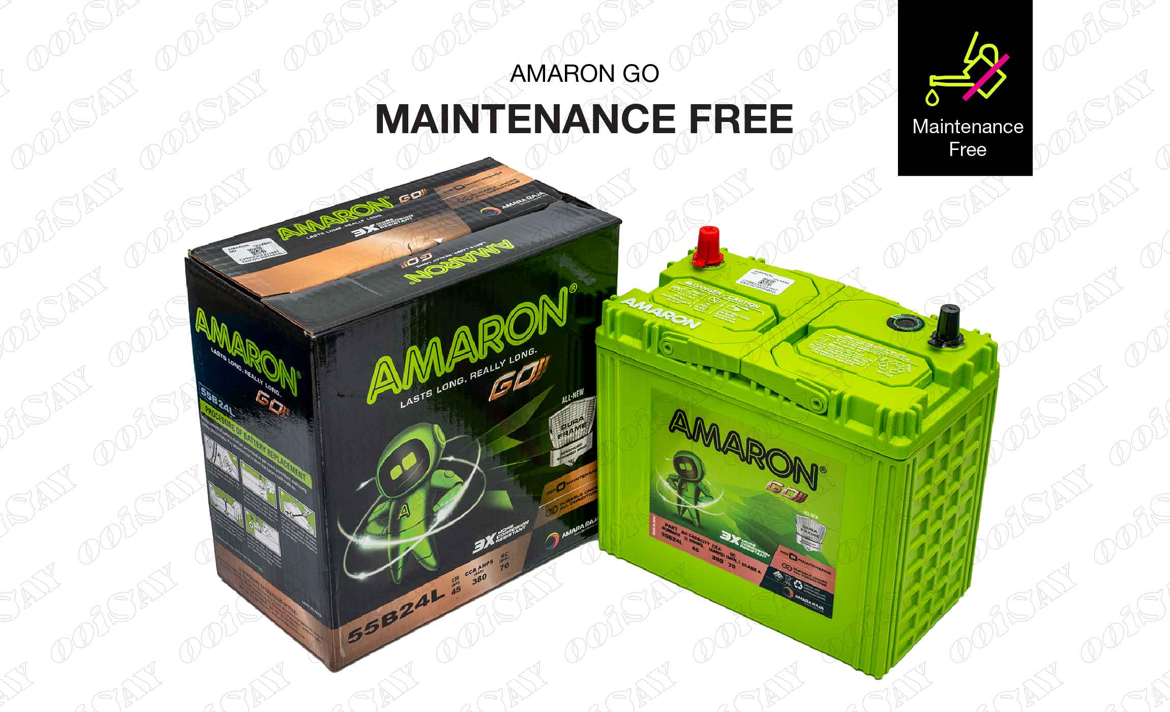 Amaron 55B24L Maintenance Free