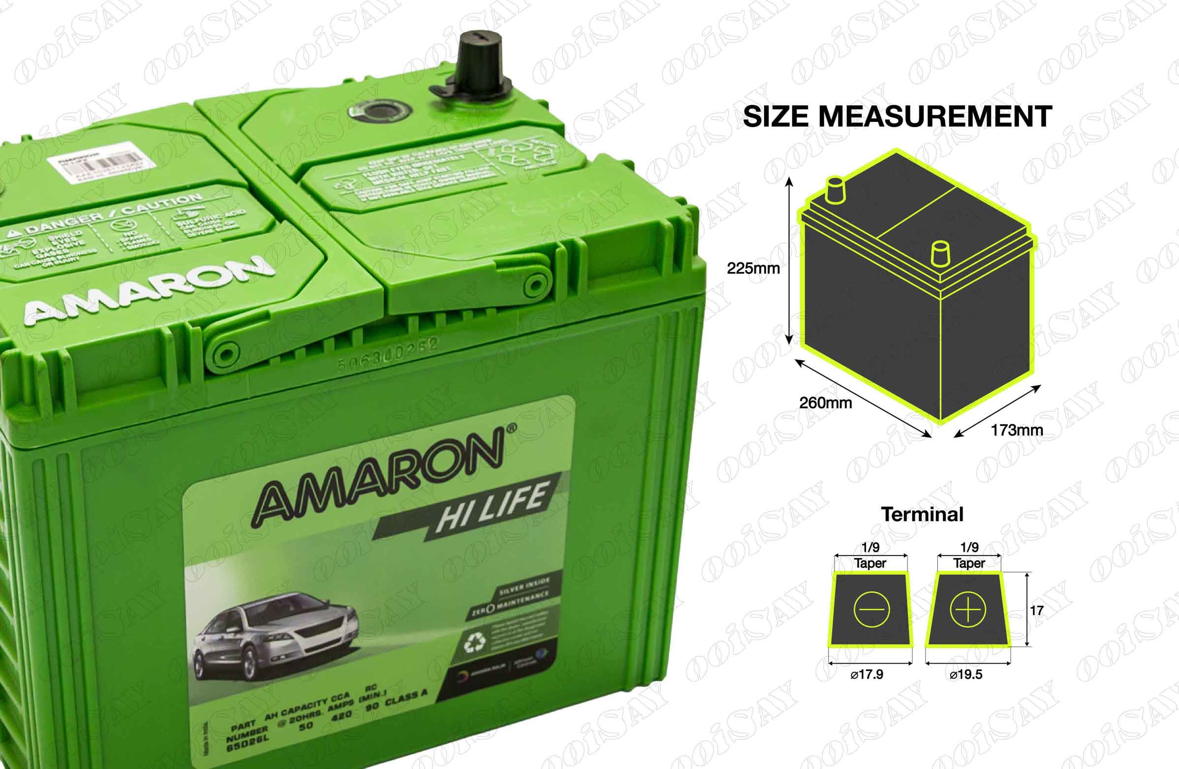 Amaron 65D26L Maintenance Free