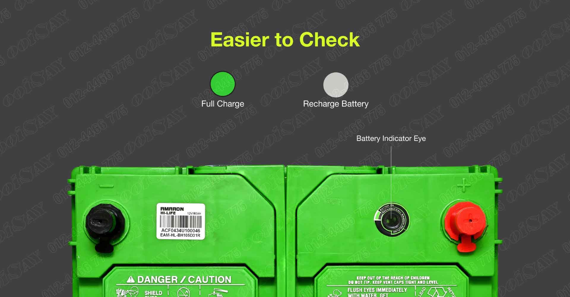 Amaron 105d31r Maintenance Free
