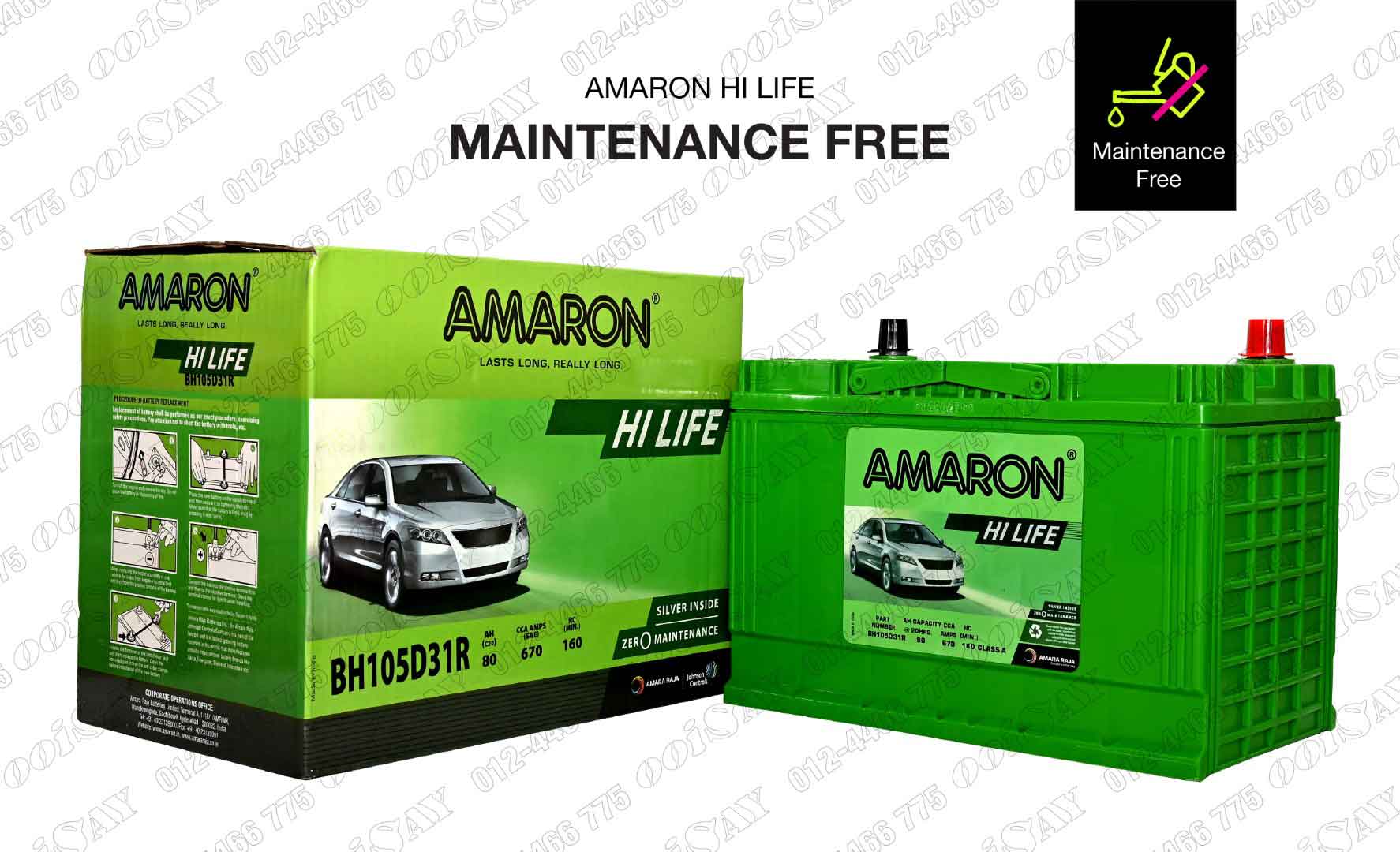 Amaron 105d31r Maintenance Free