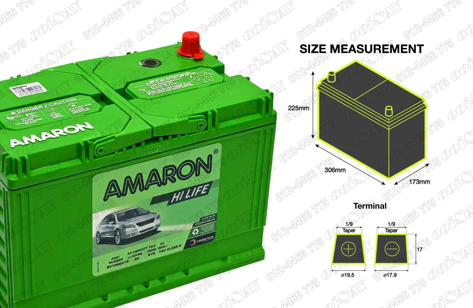 Amaron 105d31r Maintenance Free