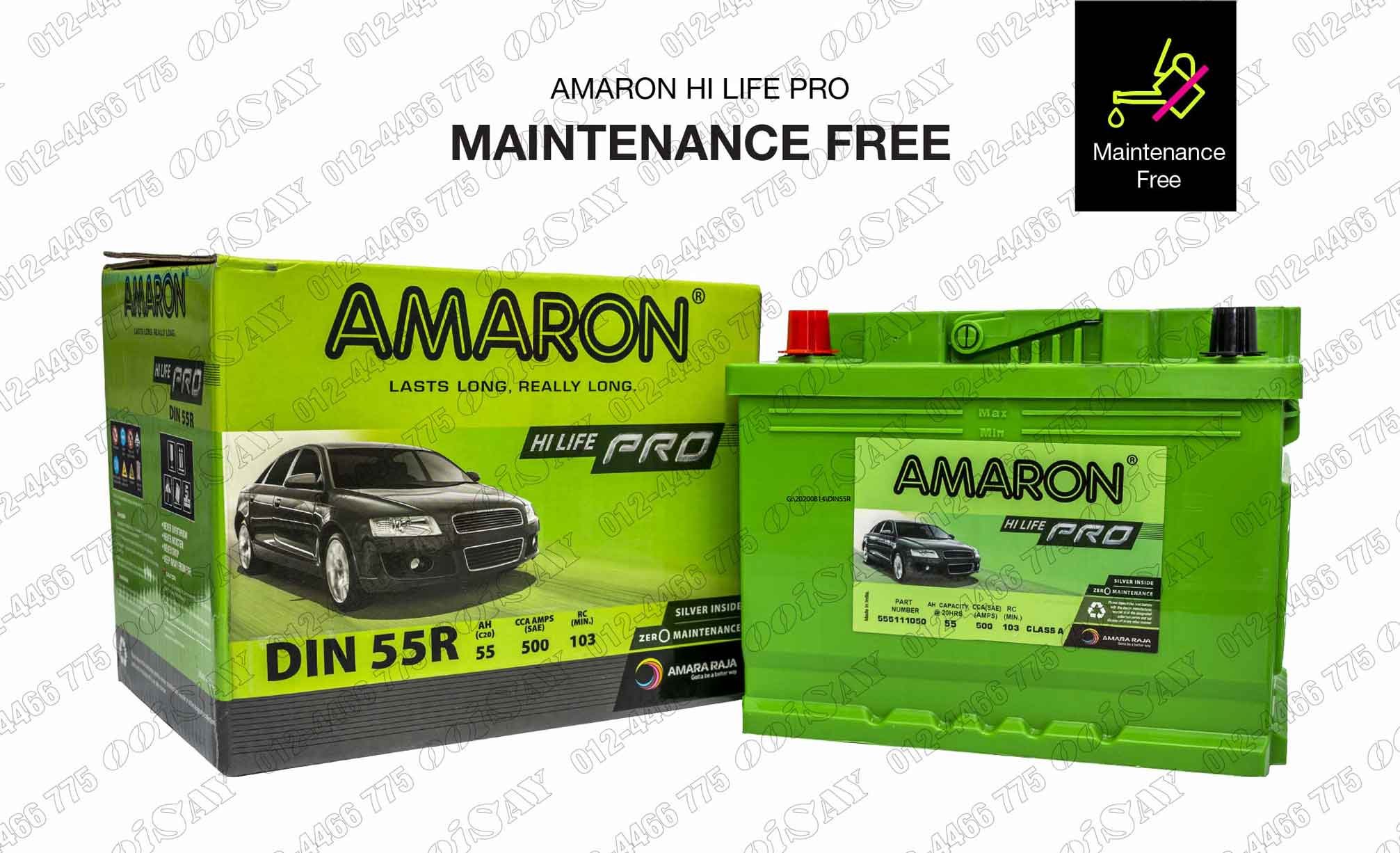 Amaron PRO DIN55R Maintenance Free
