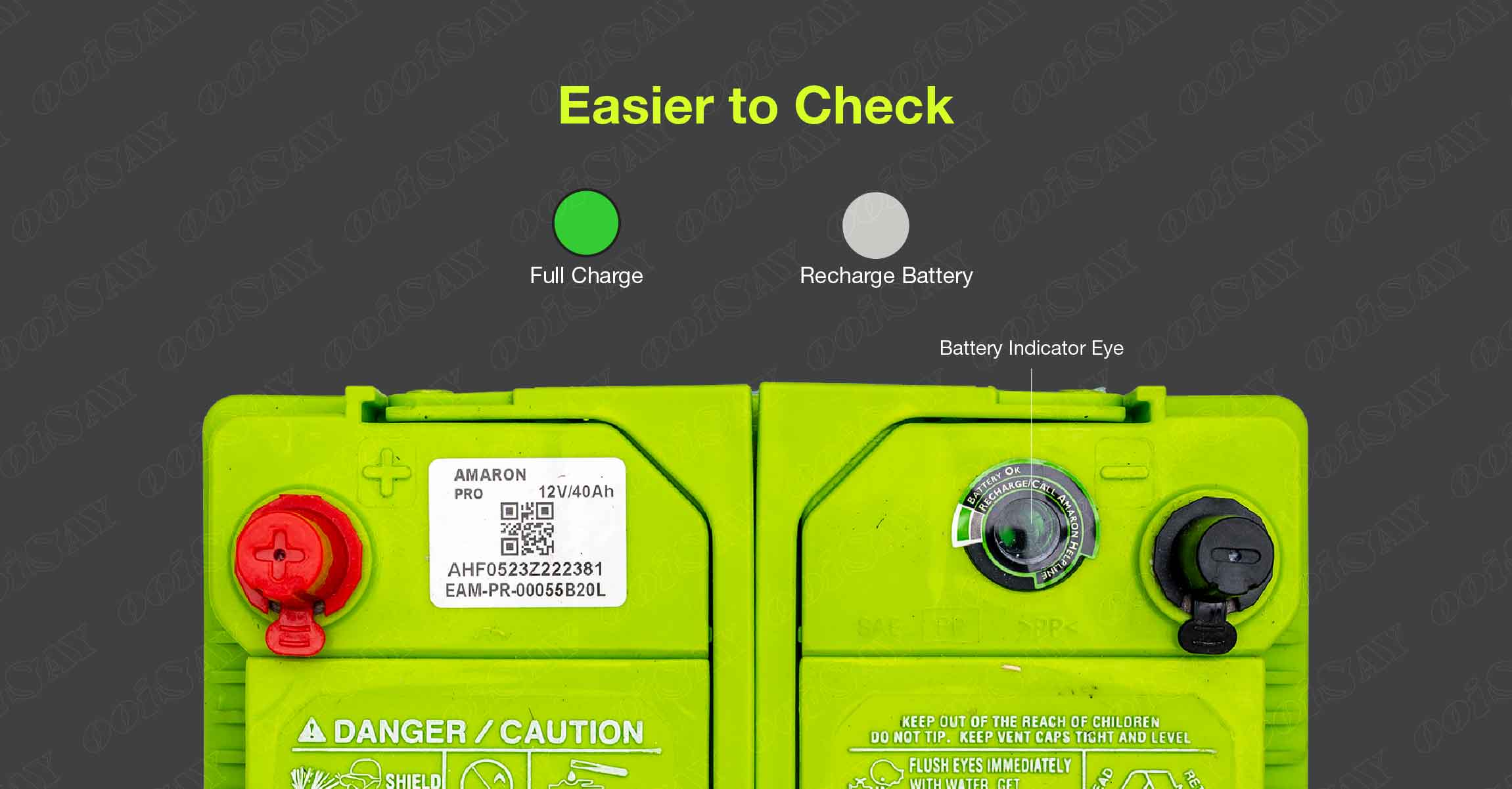 Amaron 55B20L Maintenance Free