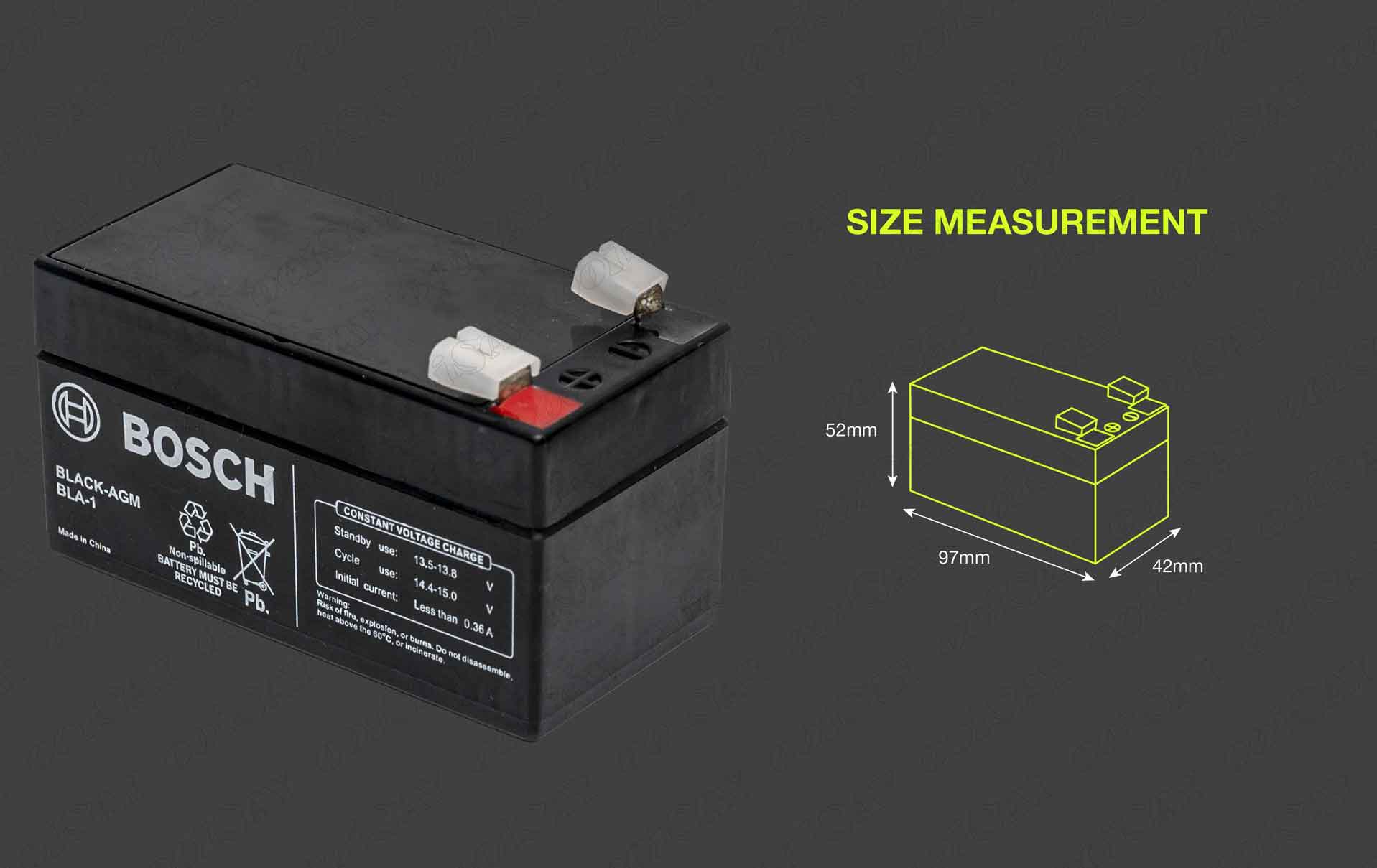 Bosch 1212 Auxiliary Battery