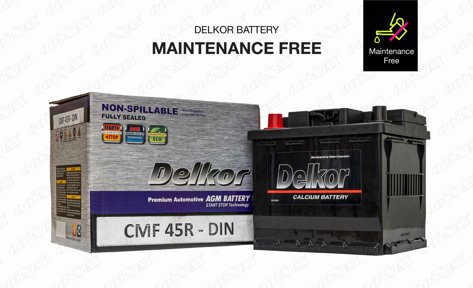 Delkor DIN45R Maintenance Free