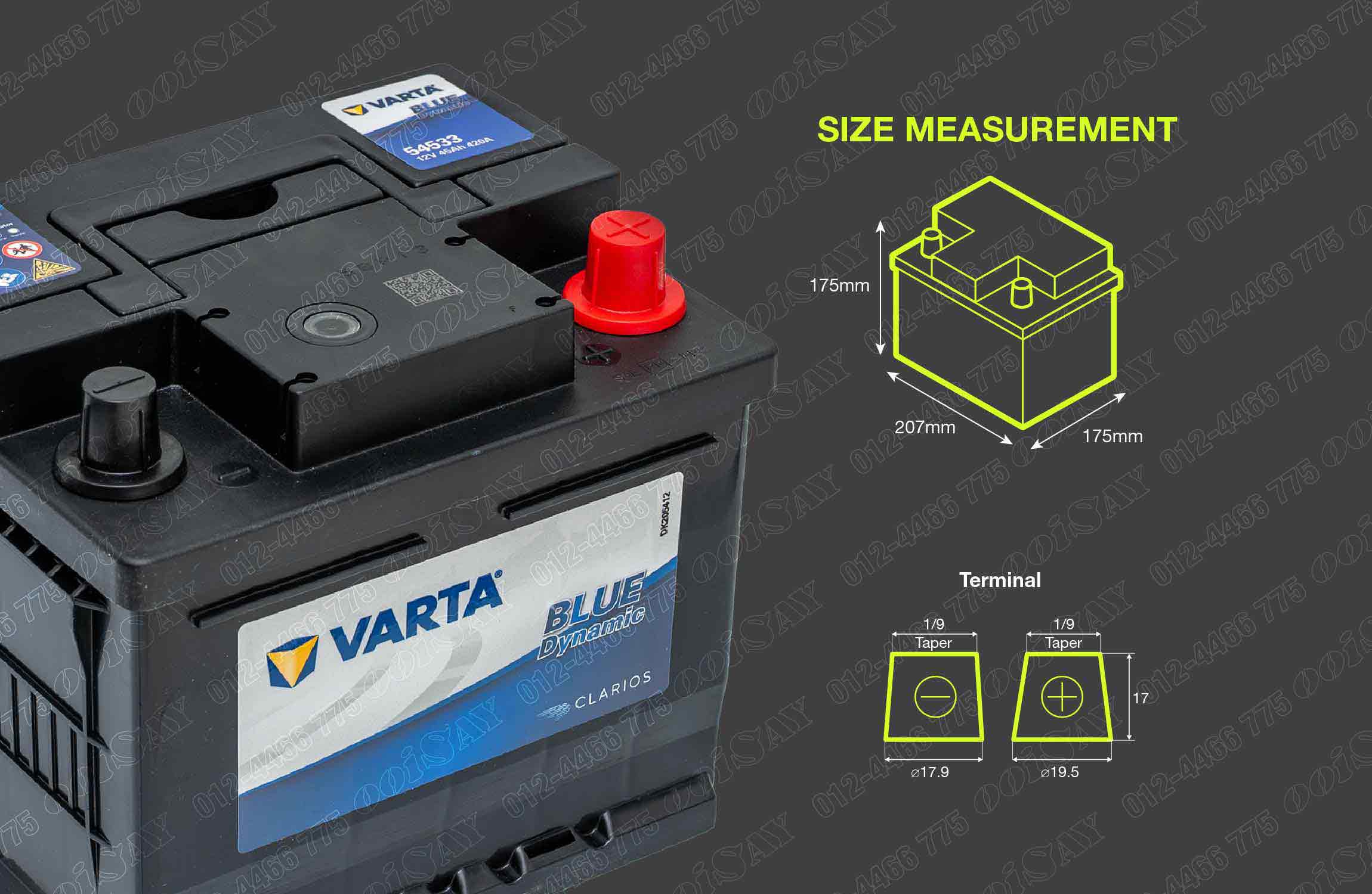 Varta DIN45L Maintenance Free