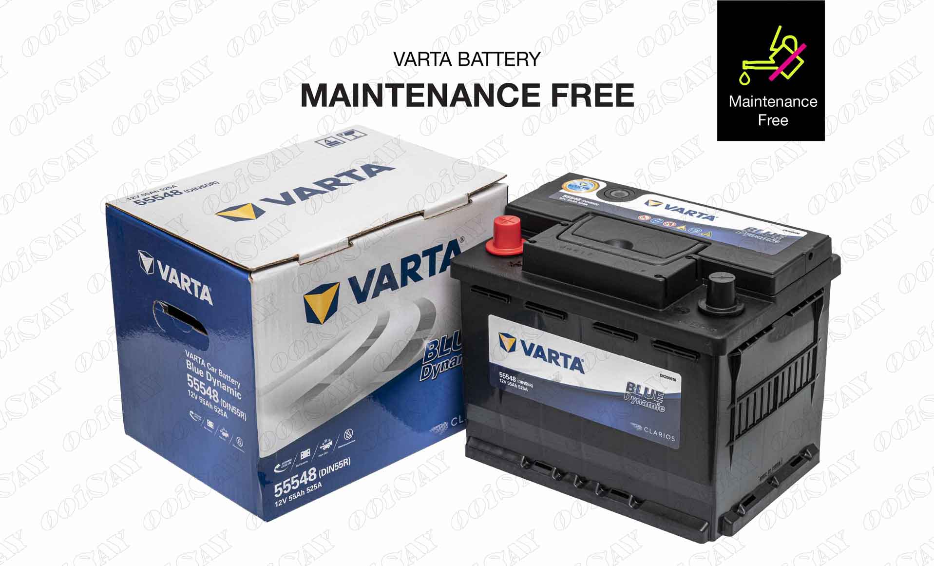 Varta DIN55R Maintenance Free