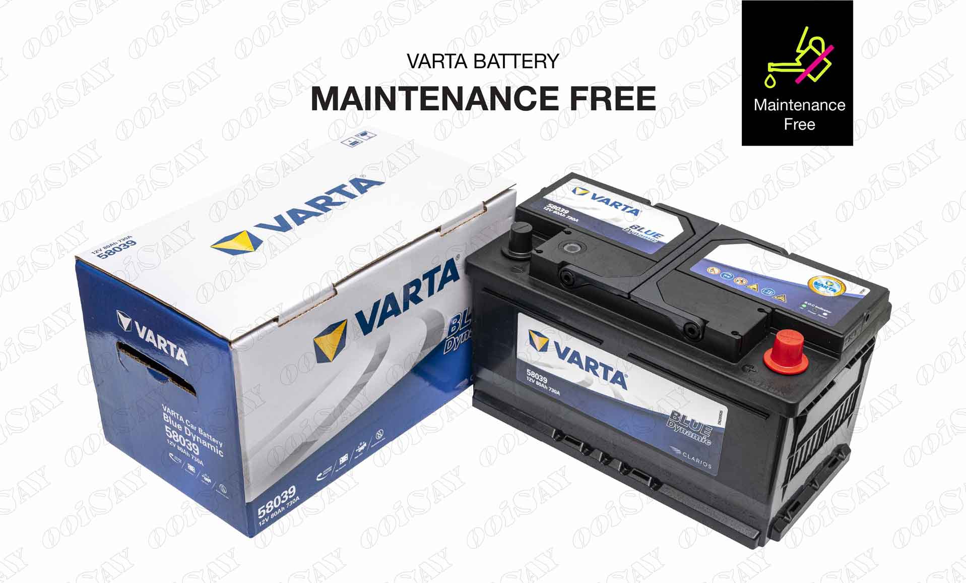 Varta DIN80L Maintenance Free